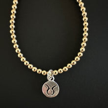 Load image into Gallery viewer, zodiac charm ball bracelet