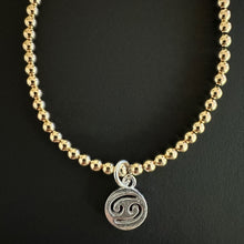 Load image into Gallery viewer, zodiac charm ball bracelet
