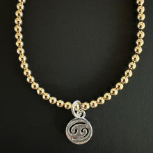 Load image into Gallery viewer, zodiac charm ball bracelet