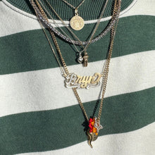 Load image into Gallery viewer, sterling silver beaded star pendant silver and gold necklaces neckmess