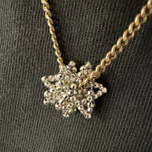 Load image into Gallery viewer, sterling silver disco ball 3mm star pendant