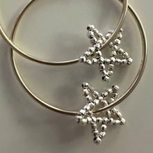 Load image into Gallery viewer, silver disco star pendant