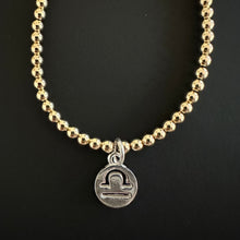 Load image into Gallery viewer, zodiac charm ball bracelet