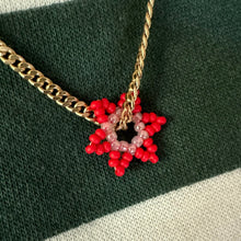 Load image into Gallery viewer, multicolor beaded flower pendant
