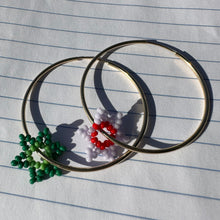 Load image into Gallery viewer, gold filled 40mm hoops