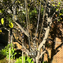 Load image into Gallery viewer, gold filled sterling silver puffy heart pendant necklace