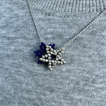 Load image into Gallery viewer, silver disco star pendant