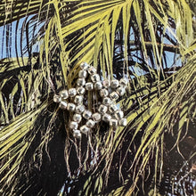 Load image into Gallery viewer, sterling silver disco ball beaded star pendant