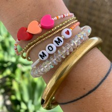 Load image into Gallery viewer, mom heart bracelet
