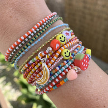 Load image into Gallery viewer, fun summer seed bead elastic arm party 
