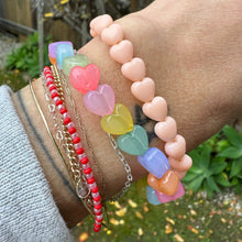 Load image into Gallery viewer, heart beaded bracelets
