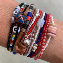 Load image into Gallery viewer, fun colorful arm party bracelets
