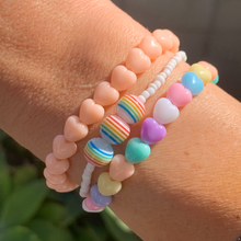 Load image into Gallery viewer, candy hearts bracelet
