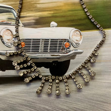 Load image into Gallery viewer, rhinestone drop vintage necklace
