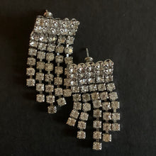 Load image into Gallery viewer, vintage rhinestone earrings
