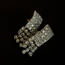 Load image into Gallery viewer, vintage rhinestone earrings
