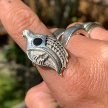 Load image into Gallery viewer, vintage sterling silver bird ring
