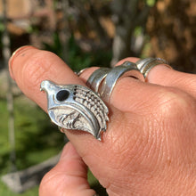 Load image into Gallery viewer, vintage sterling silver bird ring
